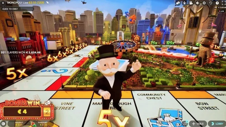 Online Casino Monopoly Live