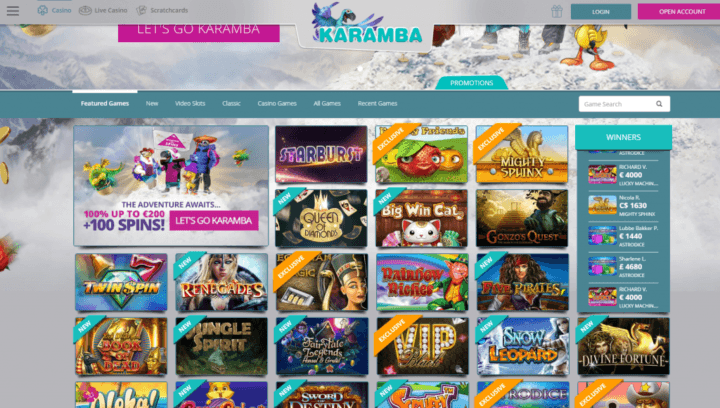 Karamba Casino review