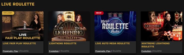 Lightning Roulette Bij Fair Play Casion