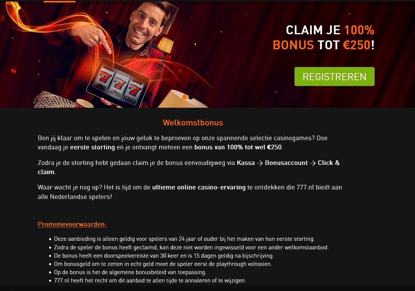 casino777 bonus