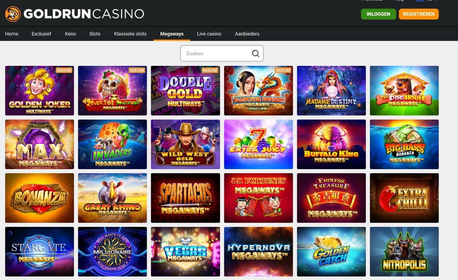 Goldrun Casino | Open je Account met Exclusieve Bonus