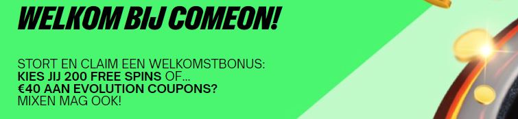 Welkomstbonus Comeon