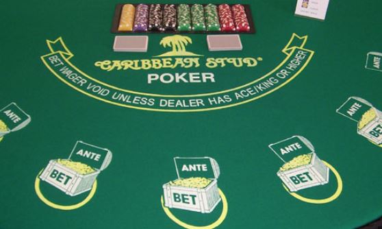 Carribean Stud Poker Tafel