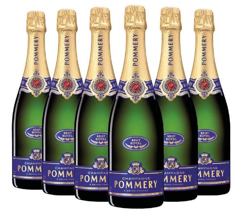 Flessen Champagne Pommery Brut Roya Winnen Bij 711