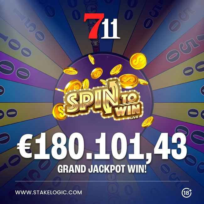 711 Jackpot Spin To Win