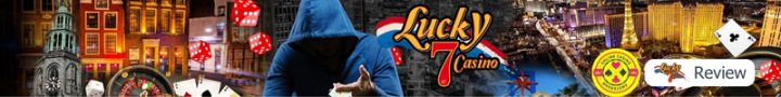 Onlinecasino.amsterdam Review Lucky 7 Casino Homepage Banner