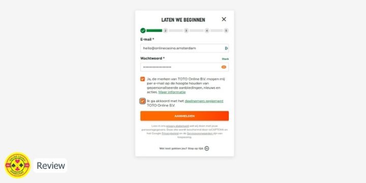 Toto Casino Review Registreren
