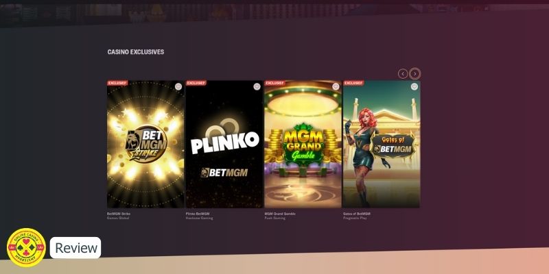 Betmgm Review Exclusieve Spellen