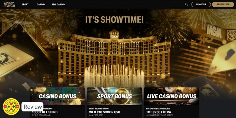 Betmgm Review Homepage Screenshot