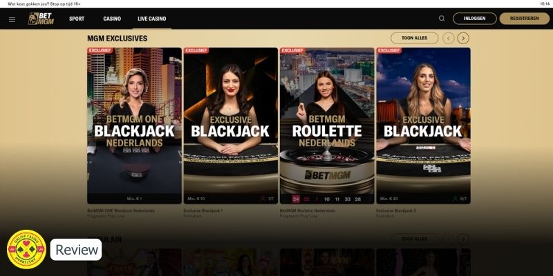 Betmgm Review Live Casino Lobby