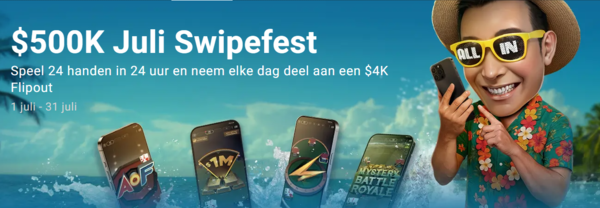 Ggpoker Juli Swipefest