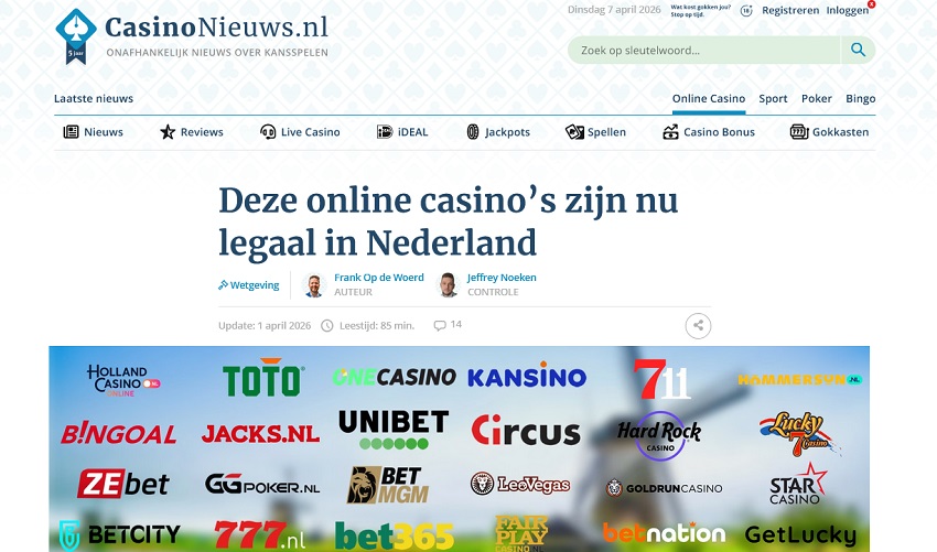 Casinonieuws.nl
