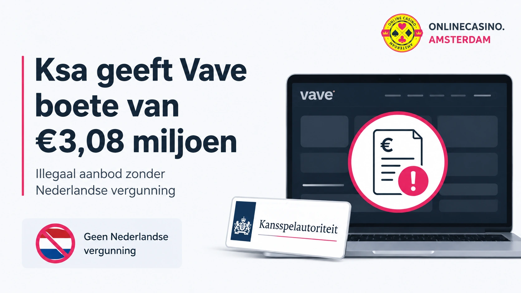 Ksa Legt Vave Boete Op