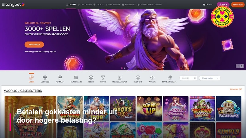 Betalen Gokkasten Minder Uit Belasting
