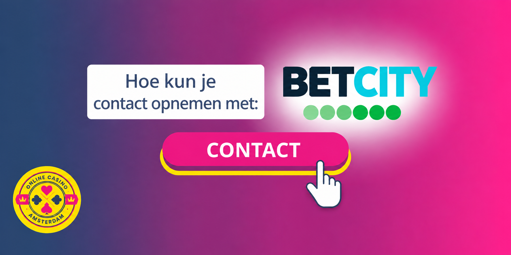 Contact opnemen met BetCity