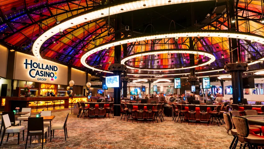 Holland Casino Interieur Met Logo