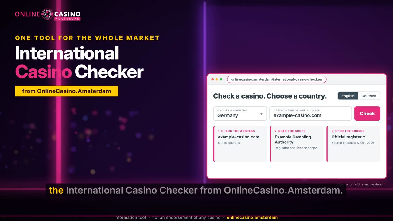 International Casino Checker video introduction