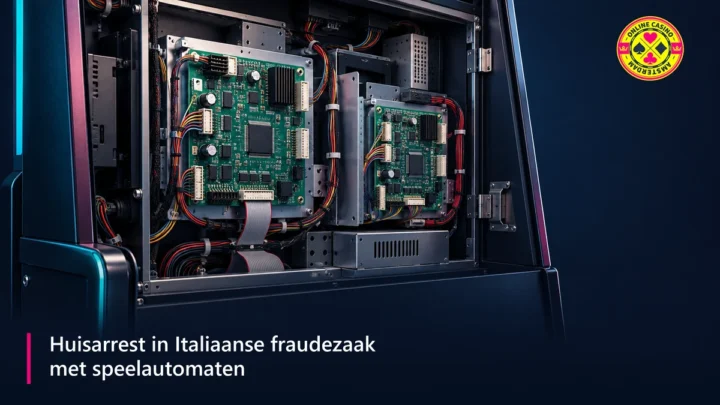Italie Gokautomatenfraude Cosenza Illustratie