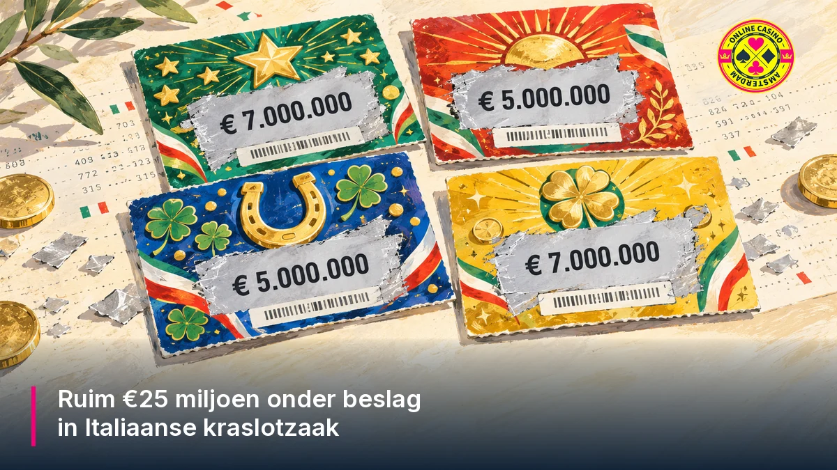 Italie Krasloten Beslag 25 Miljoen