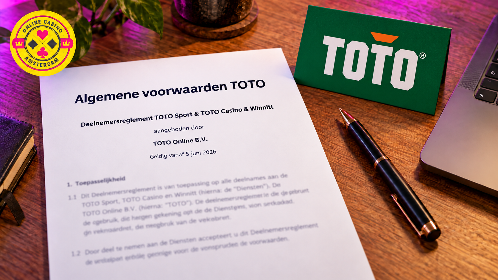 Algemene voorwaarden van TOTO Casino uitgelegd
